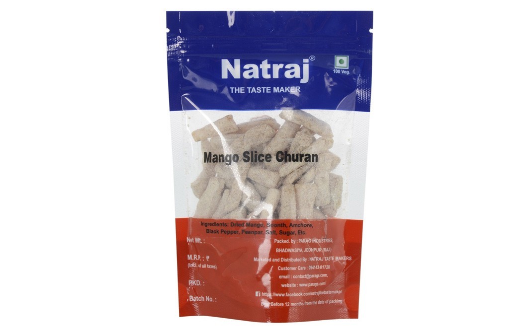 Natraj Mango Slice Churan    Pack  200 grams